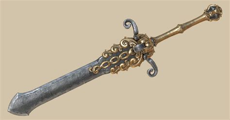 Fantasy two-handed sword PBR | 3D Weapons | Unity Asset Store