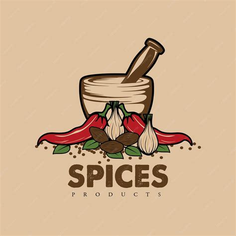 Vintage spices logo | Premium AI-generated vector