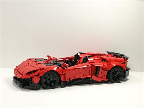 LEGO MOC 1:12 LEGO Technic Lamborghini Aventador J Roadster by Lego__Bee | Rebrickable - Build ...