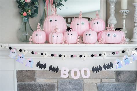 Pink Pumpkin Decorations