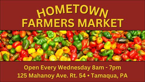 Location & Hours – Hometown Farmers Market