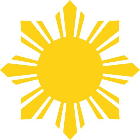 Philippines Sun Symbols - ClipArt Best