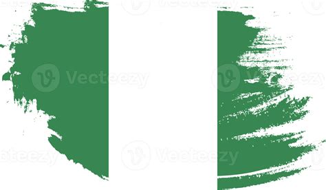 Nigeria flag with grunge texture 12057234 PNG