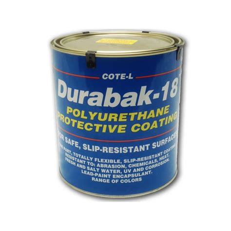 Durabak 18 (For Outdoor Use) - TEXTURED version - Non Slip Coating, Bedliner, Deck Paint for ALL ...