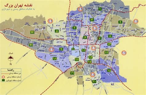 Tourist Map Of Tehran