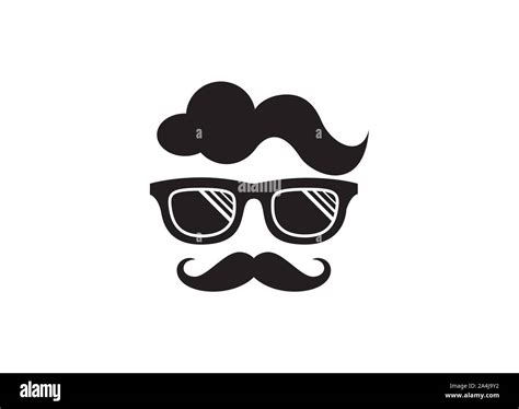 cool geek guy nerd vector logo design template, Geek logo vector ...