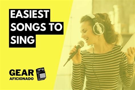 23 Easiest Songs to Sing