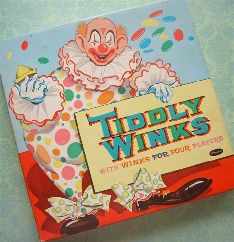 Vintage 1958 Tiddly Winks Game Whitman by TinselandTrinkets