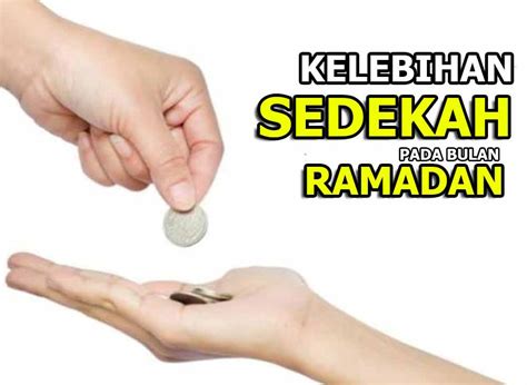 Kelebihan Bersedekah Di Bulan Ramadan