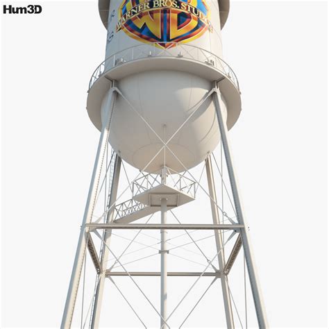 Warner Bros. Water Tower 3D model - Architecture on Hum3D