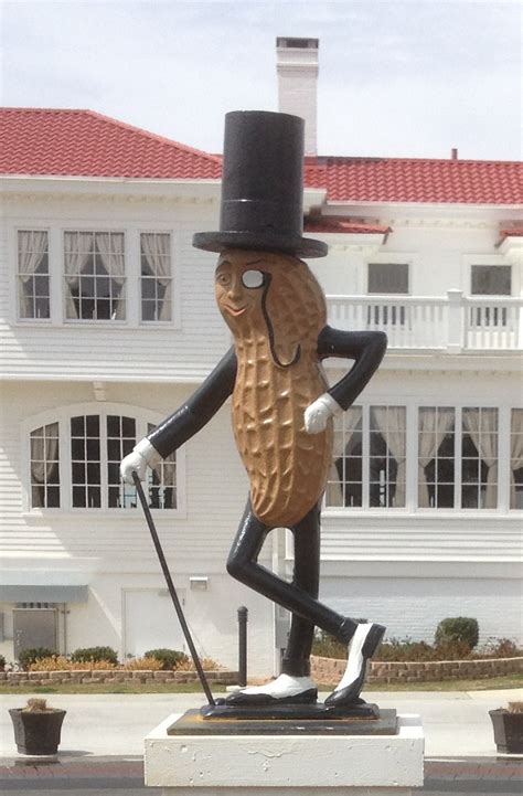 Preservation Virginia's Blog: Mr. Peanut Shines in Suffolk!