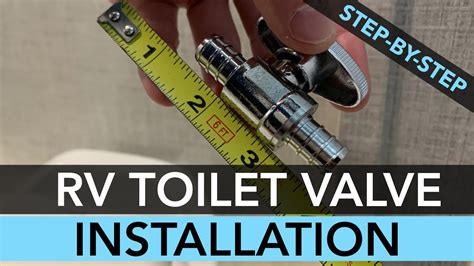 RV Toilet Valve Installation – DIY Step-By-Step Process - YouTube