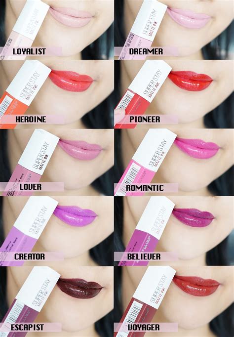 MAYBELLINE SUPERSTAY MATTE INK REVIEW & SWATCHES - Sasyachi Beauty Diary