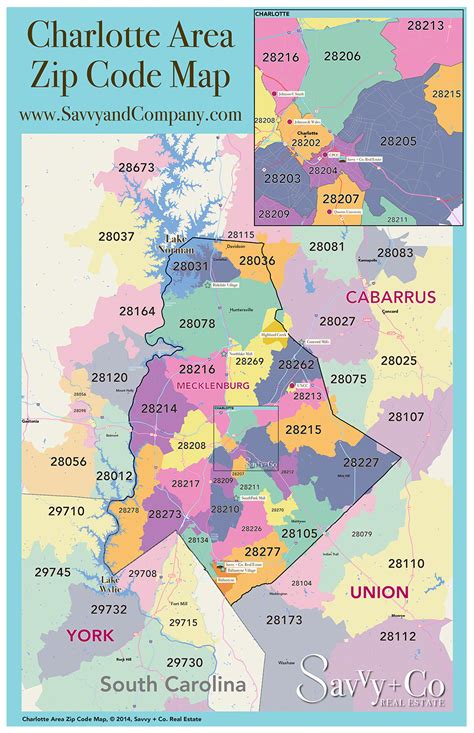 Zip Code Map Charlotte – Map Vector