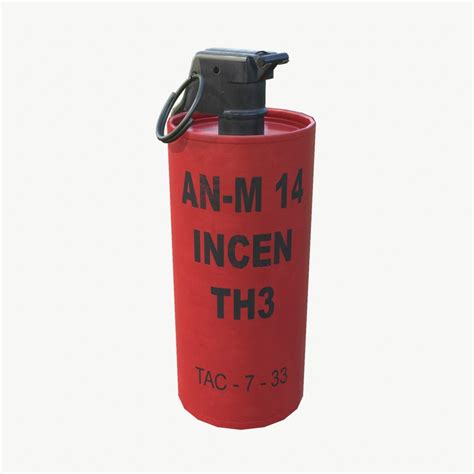 incendiary grenade 3d model