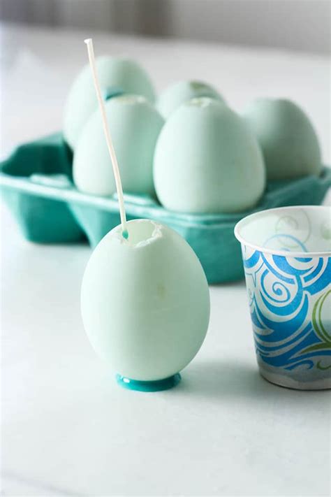 DIY Colorful Egg Candles | Hello Glow