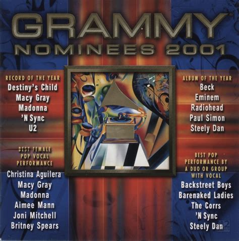 u2songs | Various Artists - "Grammy Nominees 2001" Album