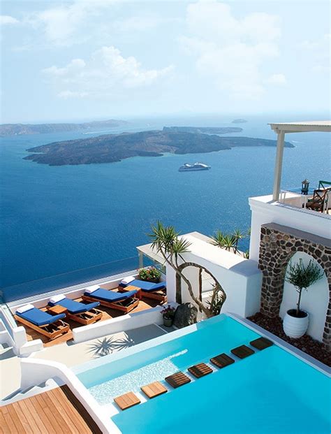 A Blissful New Hotel On The Greek Island Of Santorini | Architectural ...