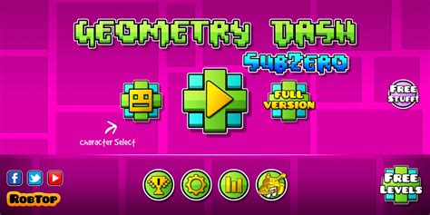 'Geometry Dash SubZero' is the latest stand-alone expansion for RobTop Games' Geometry Dash series