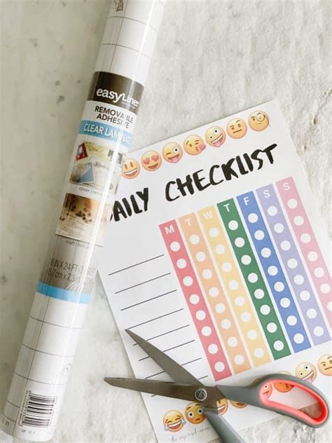 How To Get Lamination On Paper Without A Machine - The Organized Mama