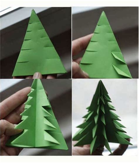 Origami Christmas Tree 3D | Paper Origami Guide | Kendin yap yılbaşı ...