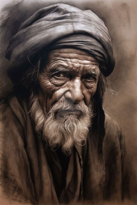 Old man portrait-1 by PhB56 on DeviantArt