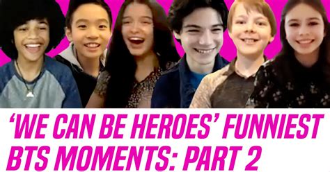 Watch 'We Can Be Heroes' Cast Share Behind-the-Scenes Secrets