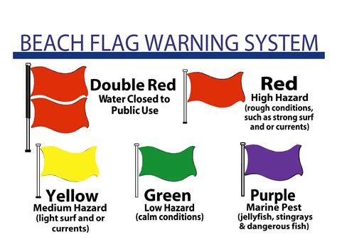 Beach Warning Flags – Bring a noodle