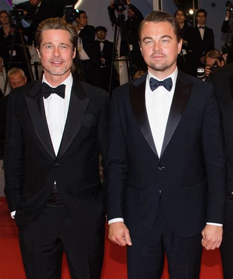 Brad Pitt and Leonardo DiCaprio side by side in Cannes as they promote ...