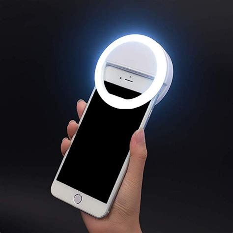 Amazon.com: Selfie Ring Light,Hongdayi Clip On Selfie Light for Phone Camera 3-Level Brightness ...