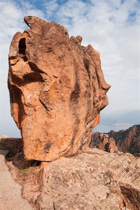 Stone in Calanques De Piana. Corsica Stock Photo - Image of heritage, island: 124764598