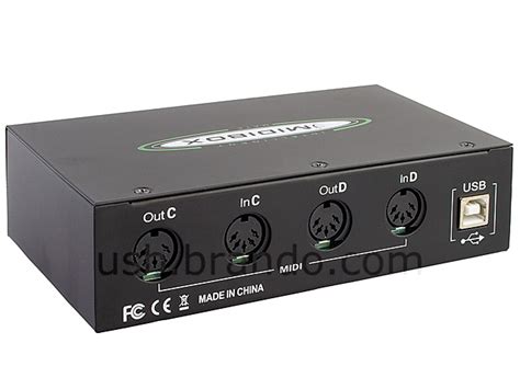 USB MIDI Interface 4i/4o + MERGE 2i - 4o