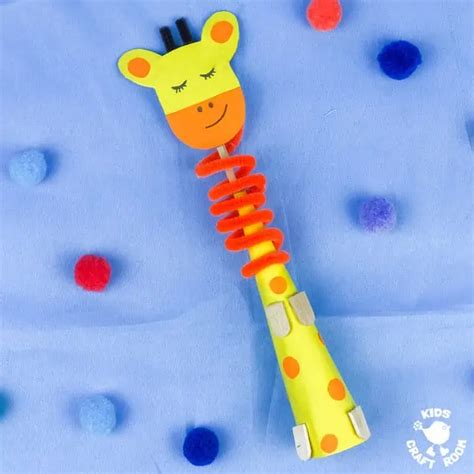 Paper Cone Giraffe Craft - Kids Craft Room