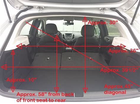 2019 Chevy Equinox Cargo Dimensions In Inches