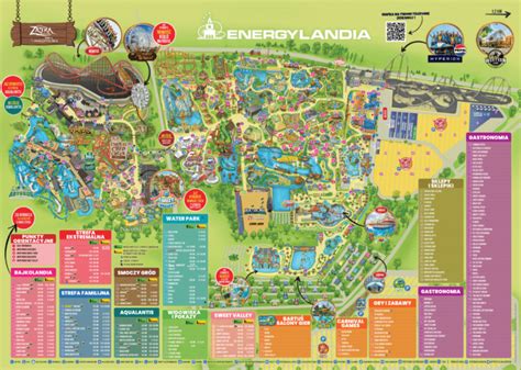 The current map of Energylandia - Kierunek Zator