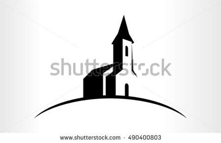 Church Silhouette Vector at Vectorified.com | Collection of Church ...