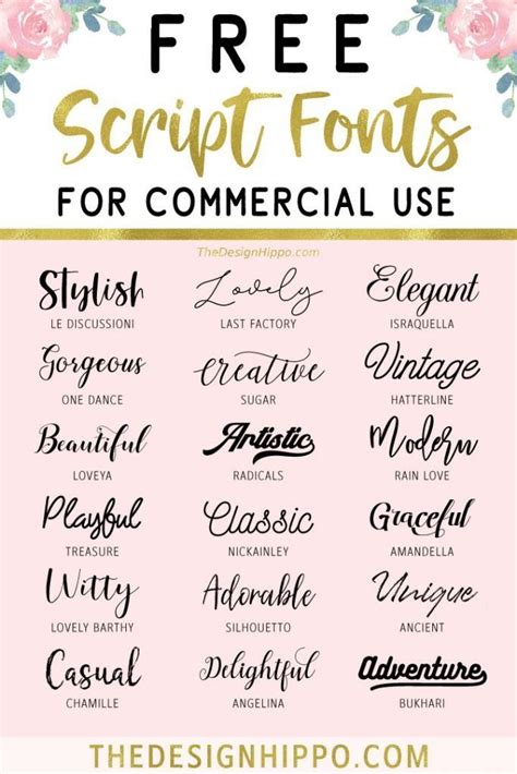 Looking for script fonts that are free for commercial use? I rounded up ...