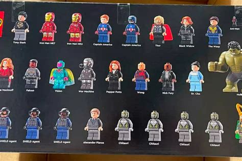 New leak on the Lego Avengers Tower set: photos reveal the full Linup ...