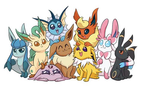 The eevee family by MxngoBoba on DeviantArt