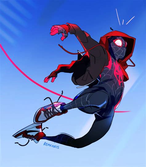 into the spiderverse 🕷️ miles morales #SpiderVerse #IntoTheSpiderVerse | Marvel spiderman art ...