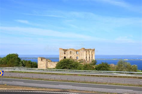 Sweden, Lake Vattern Area, Uppgranna, Brahehus Castle Ruins Stock Photo - Image of building ...