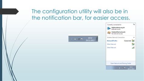 Installation and configuration of Wireless NIC