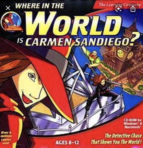 Anyone else play the Carmen Sandiego PC game in the 90’s? : nostalgia