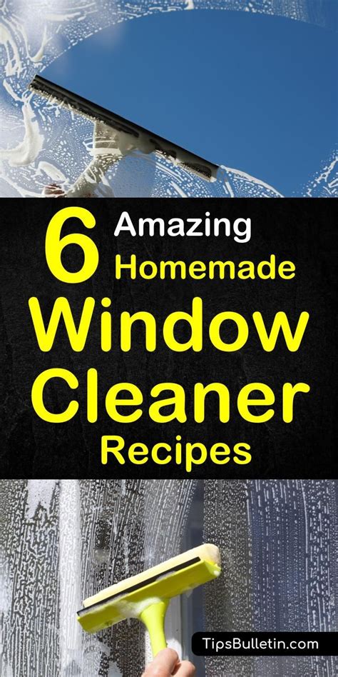 6 Amazing Homemade Window Cleaner Recipes | Recipe | Window cleaner homemade, Window cleaner ...