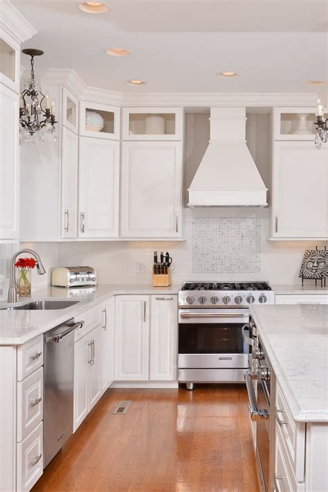 White Kitchen Countertops White Kitchen Cabinets