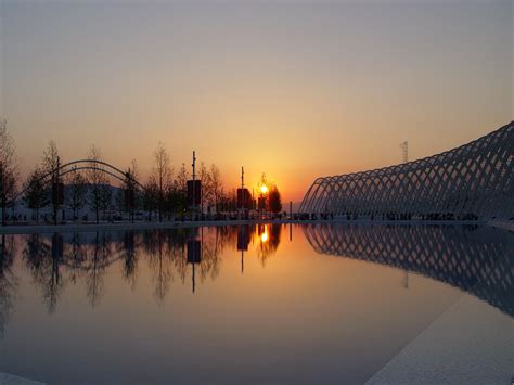 Sunset view of the OAKA Complex in Marousi, Greece image - Free stock photo - Public Domain ...