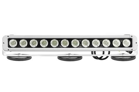 Larson Electronics - Magnetic Mount LED Light Bar - 12, 10-Watt LEDs ...