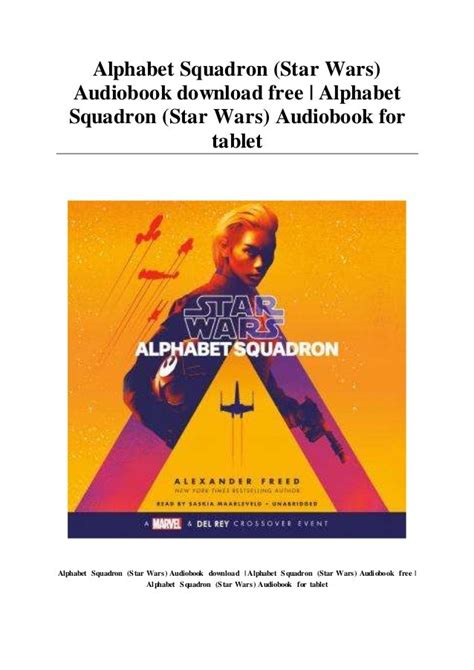 Alphabet Squadron (Star Wars) Audiobook download free | Alphabet Squa…