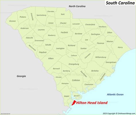 Hilton Head Island Map | South Carolina, U.S. | Detailed Maps of Hilton ...