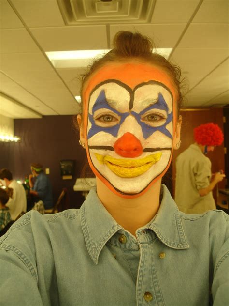 Make-up: Elisa: Funny clown faces